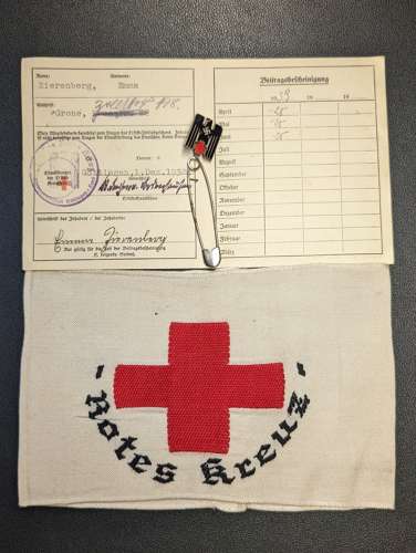 German Red Cross Grouping to Frau Emma Zierenberg