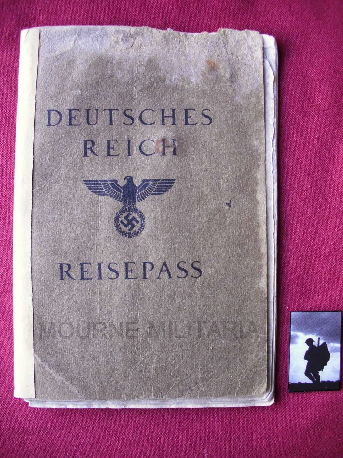 Reisepass 'Passport' of Dr Arthur Lingens