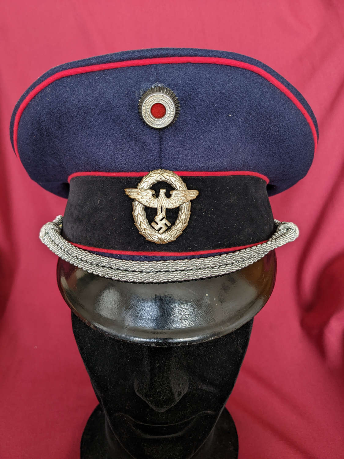 1st Pattern State Fire Service Officers Visor Cap