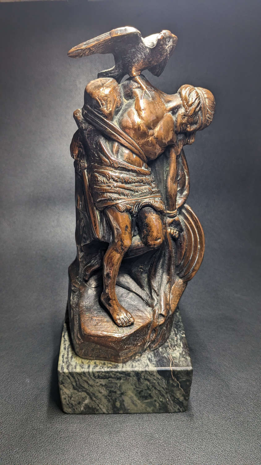 1916-1966 Commemorative sculpture 'The Dying Cúchullain' in Bronze