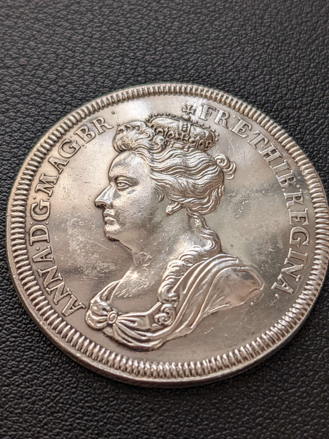Union of England and Scotland, 1707, Silver Medallion by John Croker