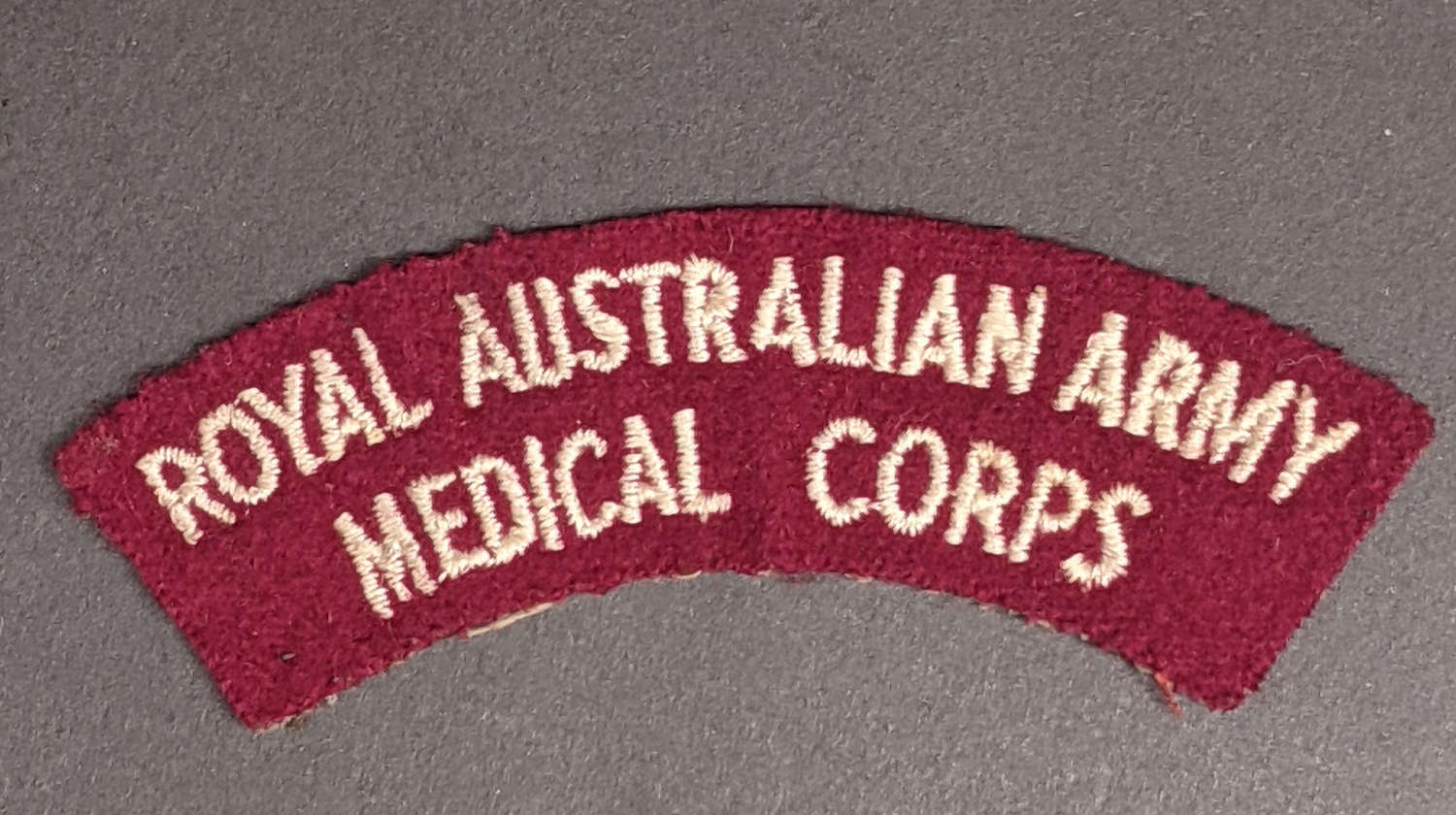 WWII Australian Army Medical Corps Shoulder Title