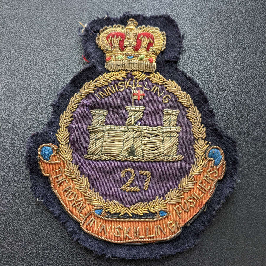 1950's Royal Inniskilling 27th Fusiliers Blazer Badge