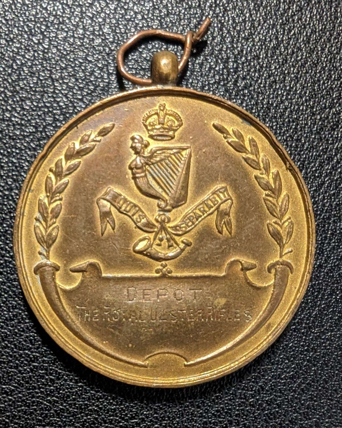 Royal Ulster Rifles Depot Runner up Medal