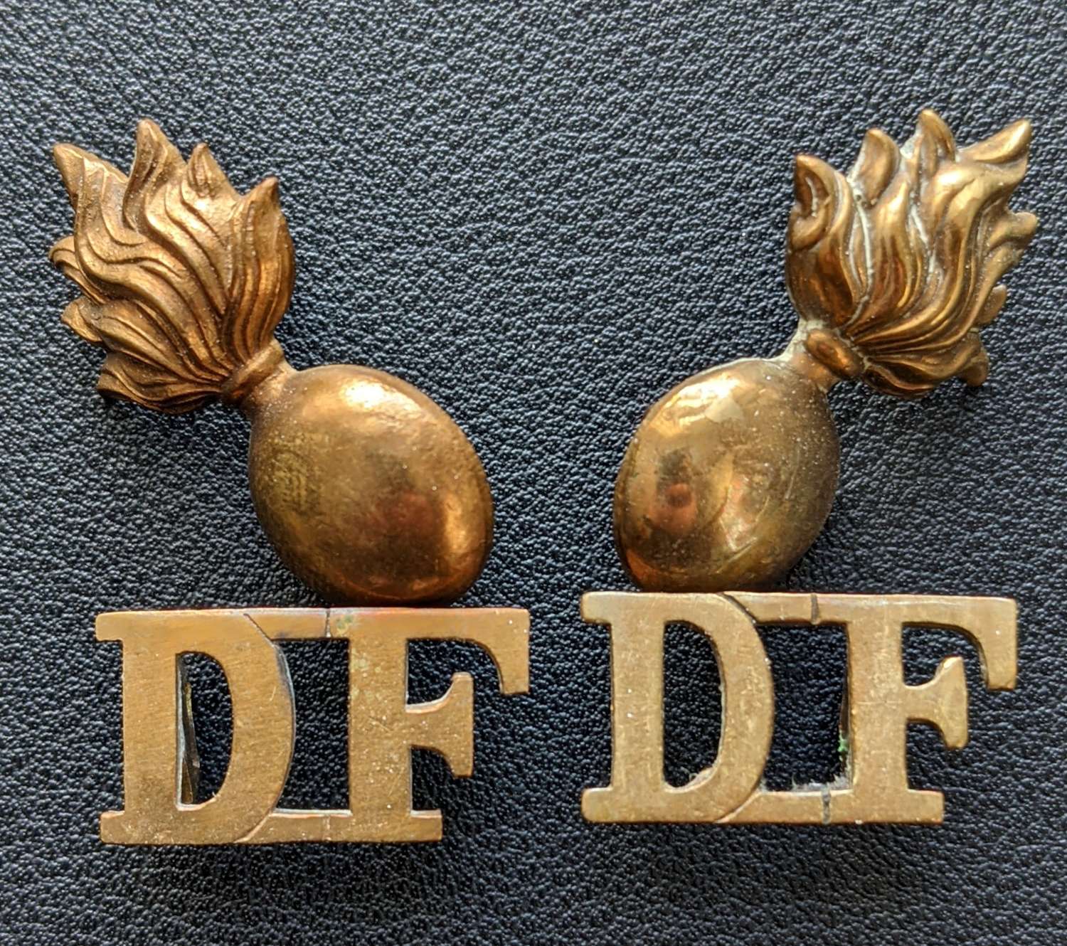 Early 20th Century Dublin Fusiliers Shoulder Titles