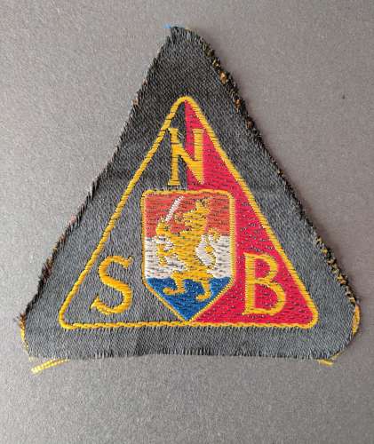 NSB Dutch National Socialist Organization Arm Shield