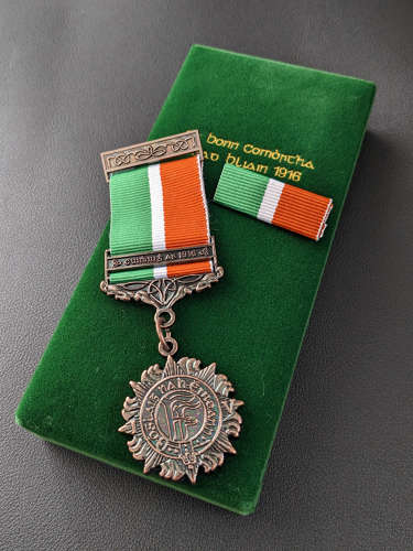 Cased 1916-2016 Rising Centenary Medal issued to Irish Defence Forces