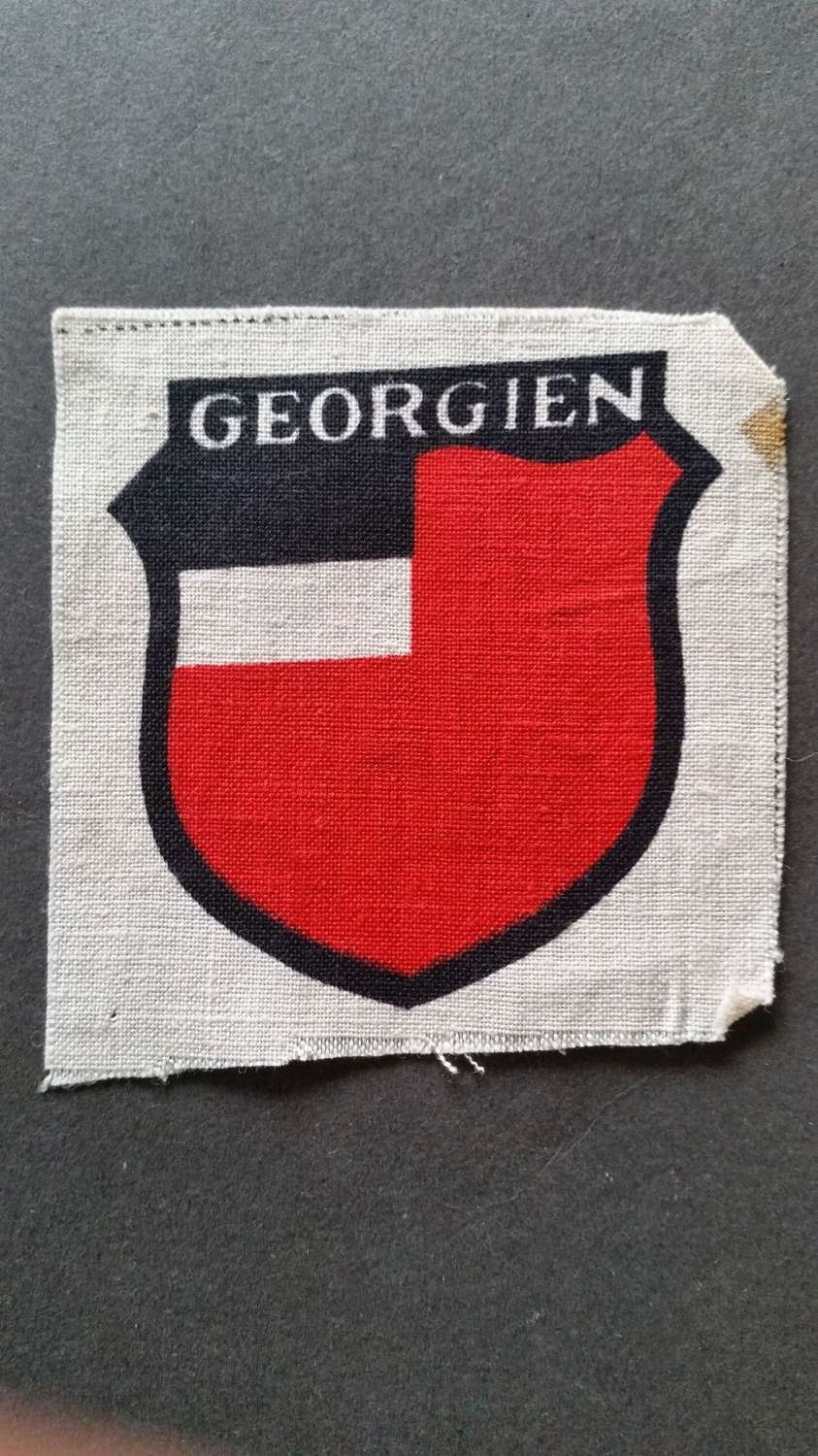 WWII Georgien Foreign Volunteer Arm Shield