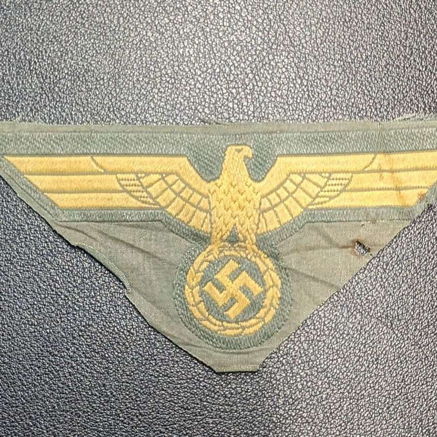 Kriegsmarine Coastal Artillery EM / NCO'S Breast Eagle