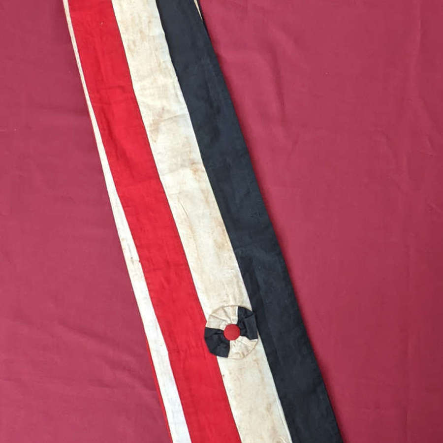 Large Double Sided Imperial German Funeral Sash
