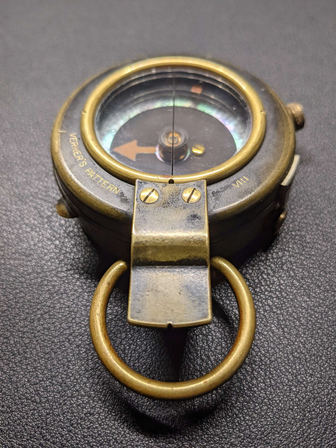 WWI British Officers Verner’s Pattern VIII Compass dated 1917