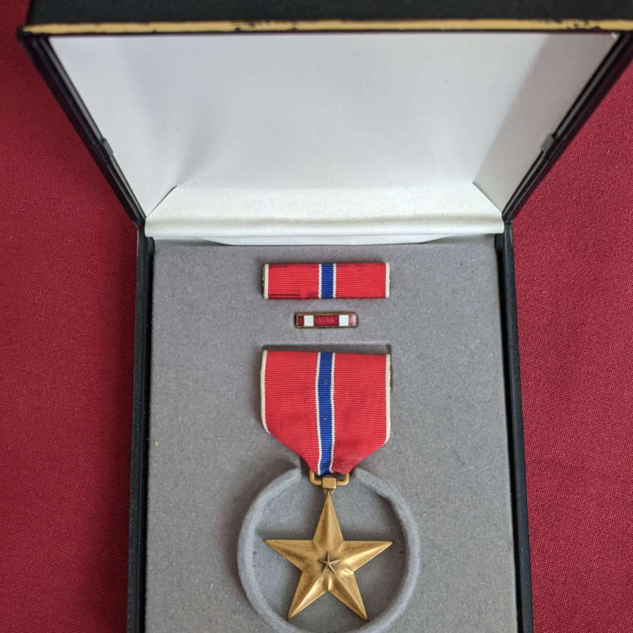Boxed US Army Bronze Star