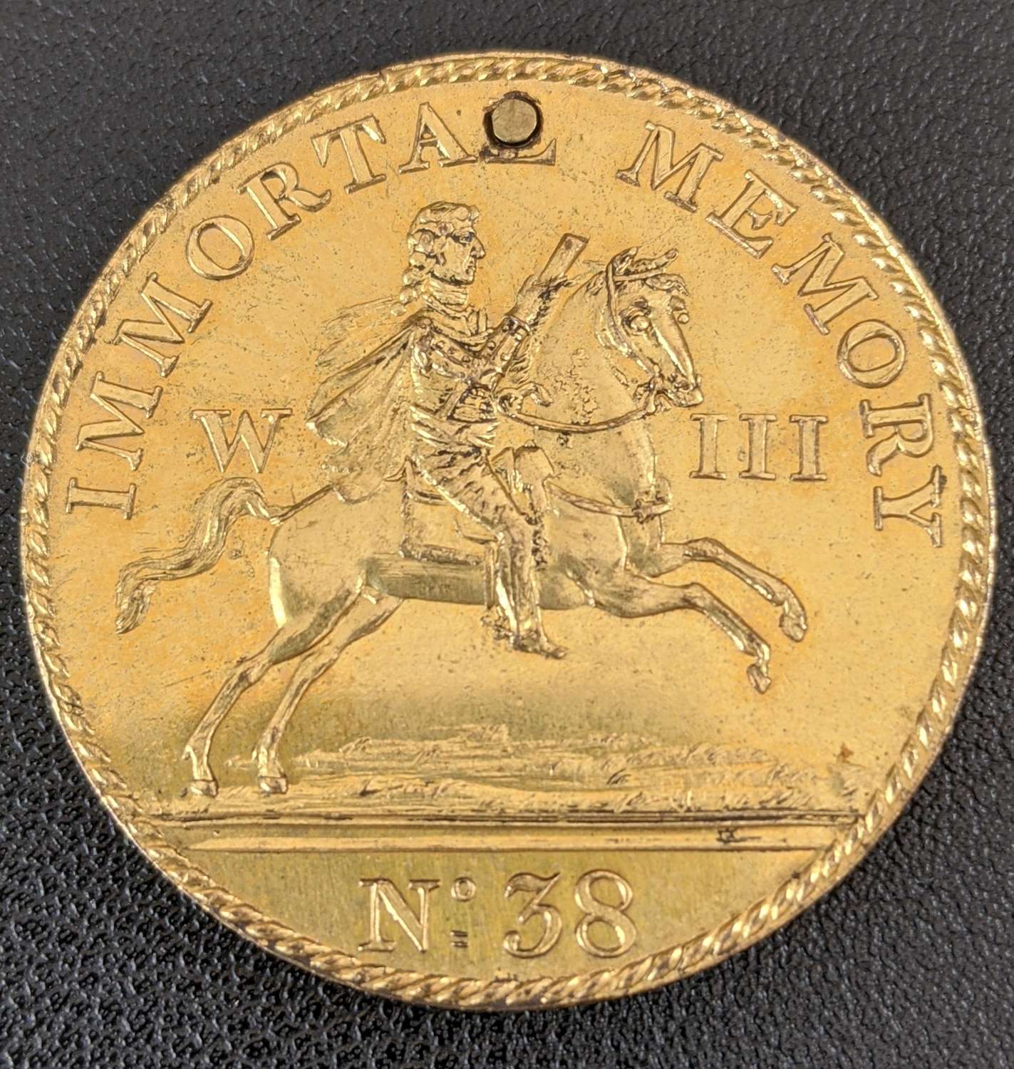 Early 19th Century Loyal Order Gold Coloured Medallion