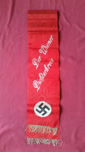 Rare Funeral Sash of Karl Schönherr