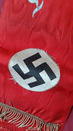 Rare Funeral Sash of Karl Schönherr