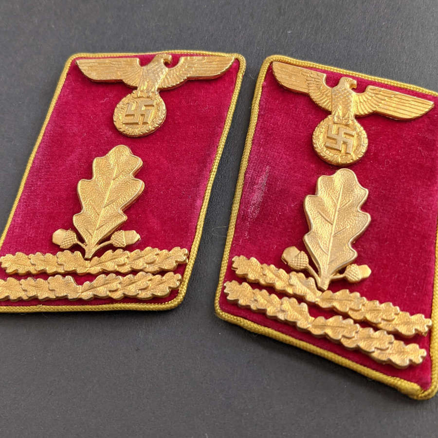 Reichsleitung Level Collar Tabs Hauptabschnittsleiter Rank