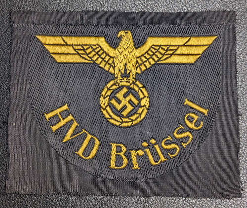 German HVD Traffic Sleeve Badge Brussels