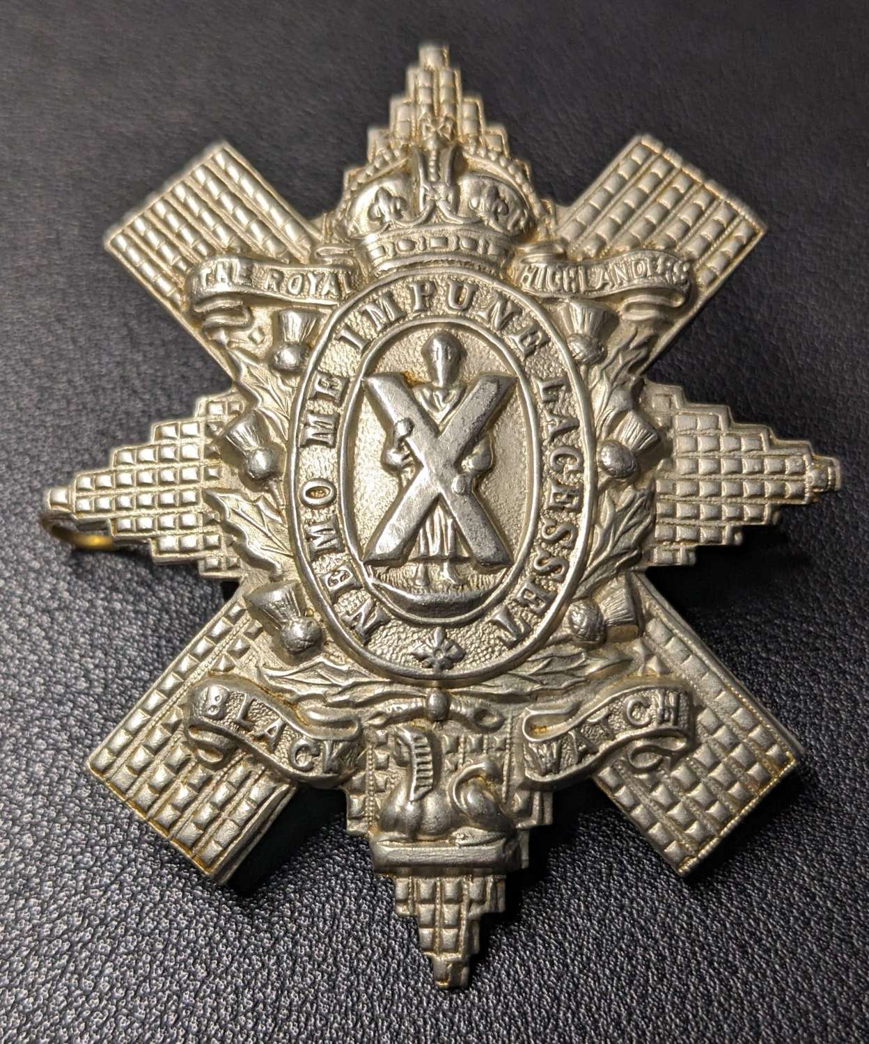 WWI Royal Highland (Black Watch) Regiment Cap Badge