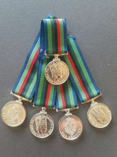 Royal Ulster Constabulary Miniature Service Medal