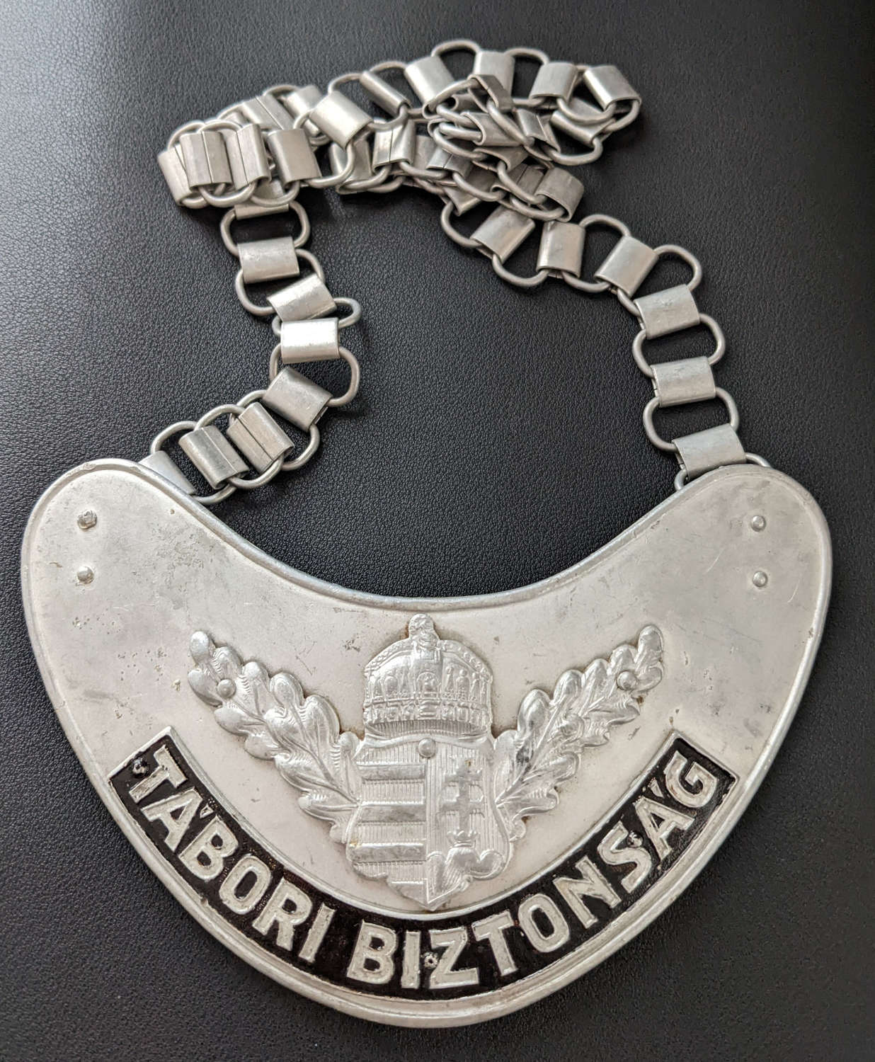 Hungarian Field Security Police Gorget