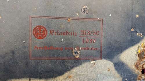 Deutsche Reichsbahn Enamel Service Information Sign