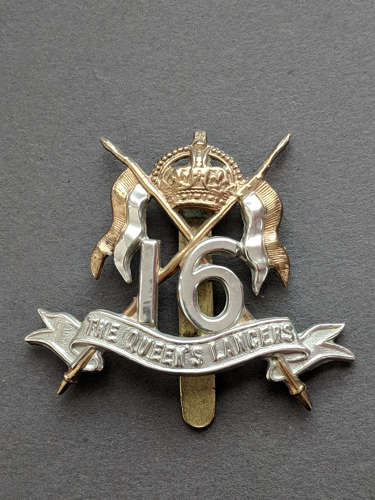 16th Queens Lancers  Cap badge