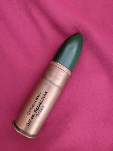 German 3.7cms Sockelflak Tracer Round (Produced for the on board Zeppe