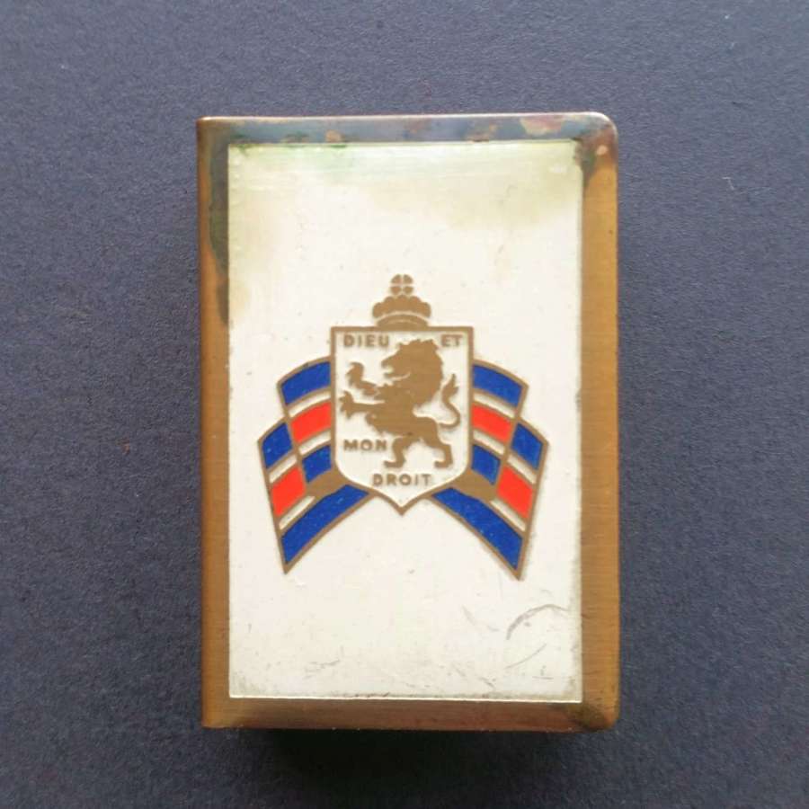 WWII British War Relief Society Miniature Matchbox cover