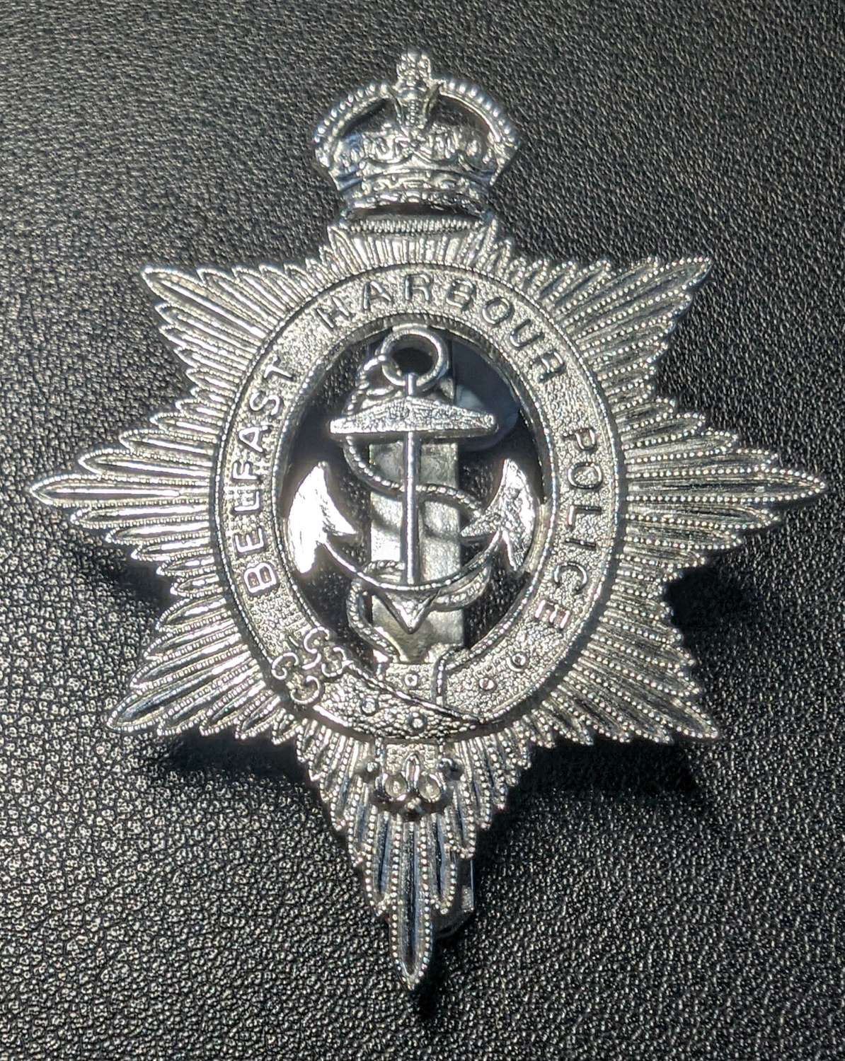 Mid 20th Century Belfast Harbour Police Cap Badge