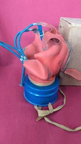 Boxed WWII Child's Gas Mask