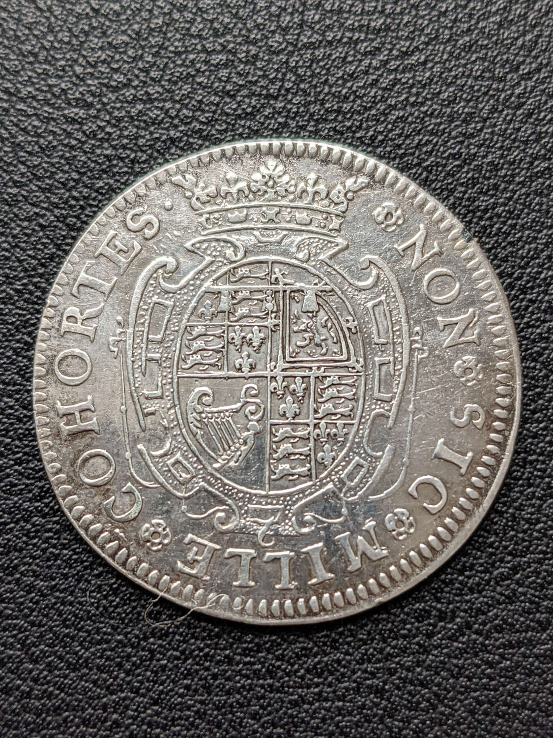 Silver Medal Commemorating the Birth and Baptism of Prince James. 1633