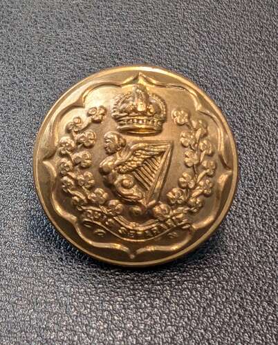 Royal Irish Regiment Victorian Tunic Button