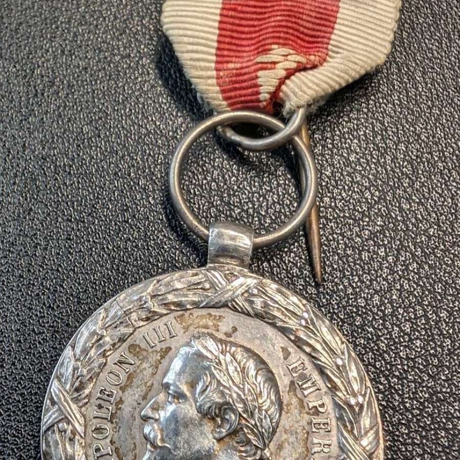 Napoleon III French Italian Campaign Medal 1859