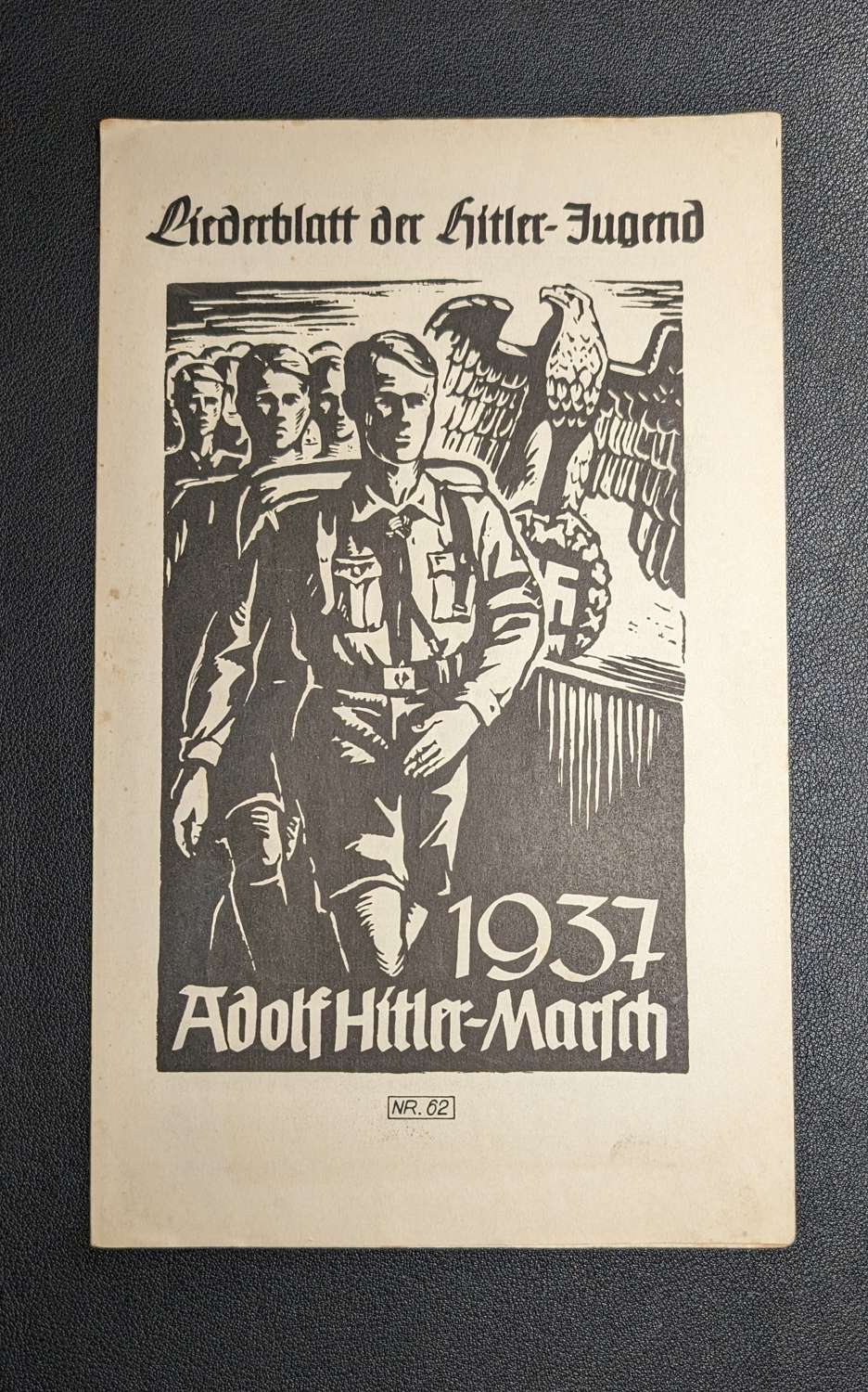 Hitler Youth Song Sheet 
