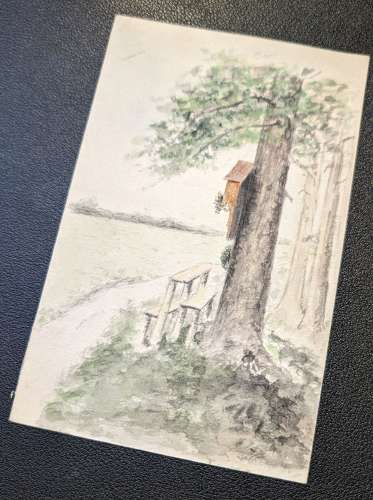 Early Julius Streicher Water Colour