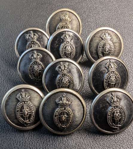 19mm  Royal Ulster Constabulary Officers Transitional Uniform Button