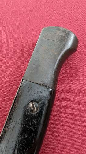 German M1884/98 Kar98 Bayonet