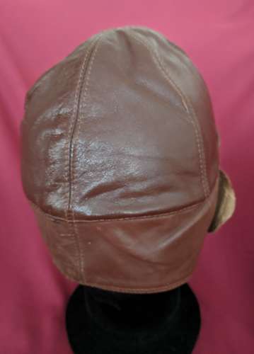 Early 20th Century German Aviation/Driving Leather Helmet