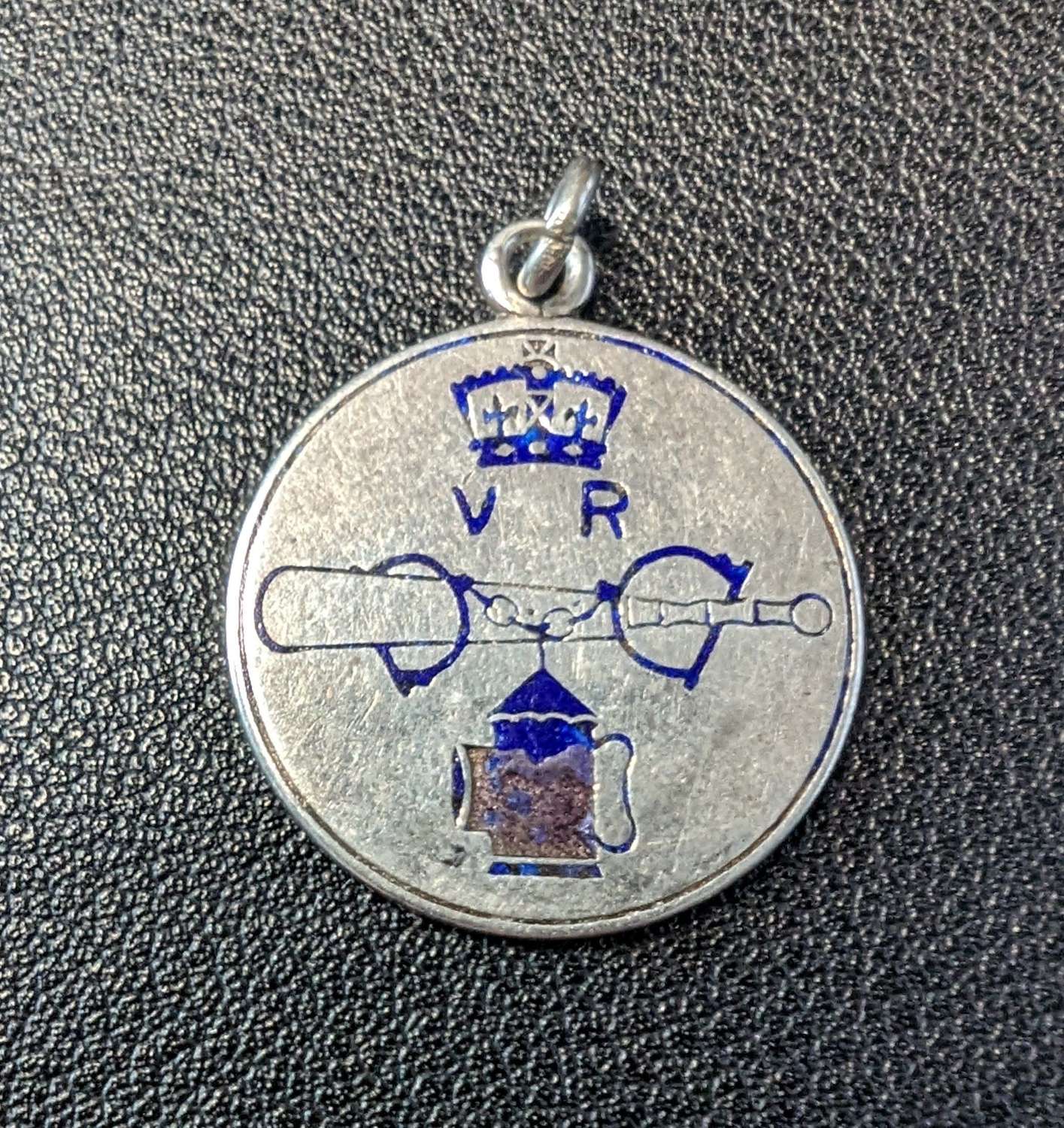 Police/RIC Silver Watch Fob