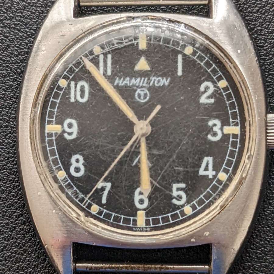 1973 Hamilton Army Issued Service Watch "Operation Banner"