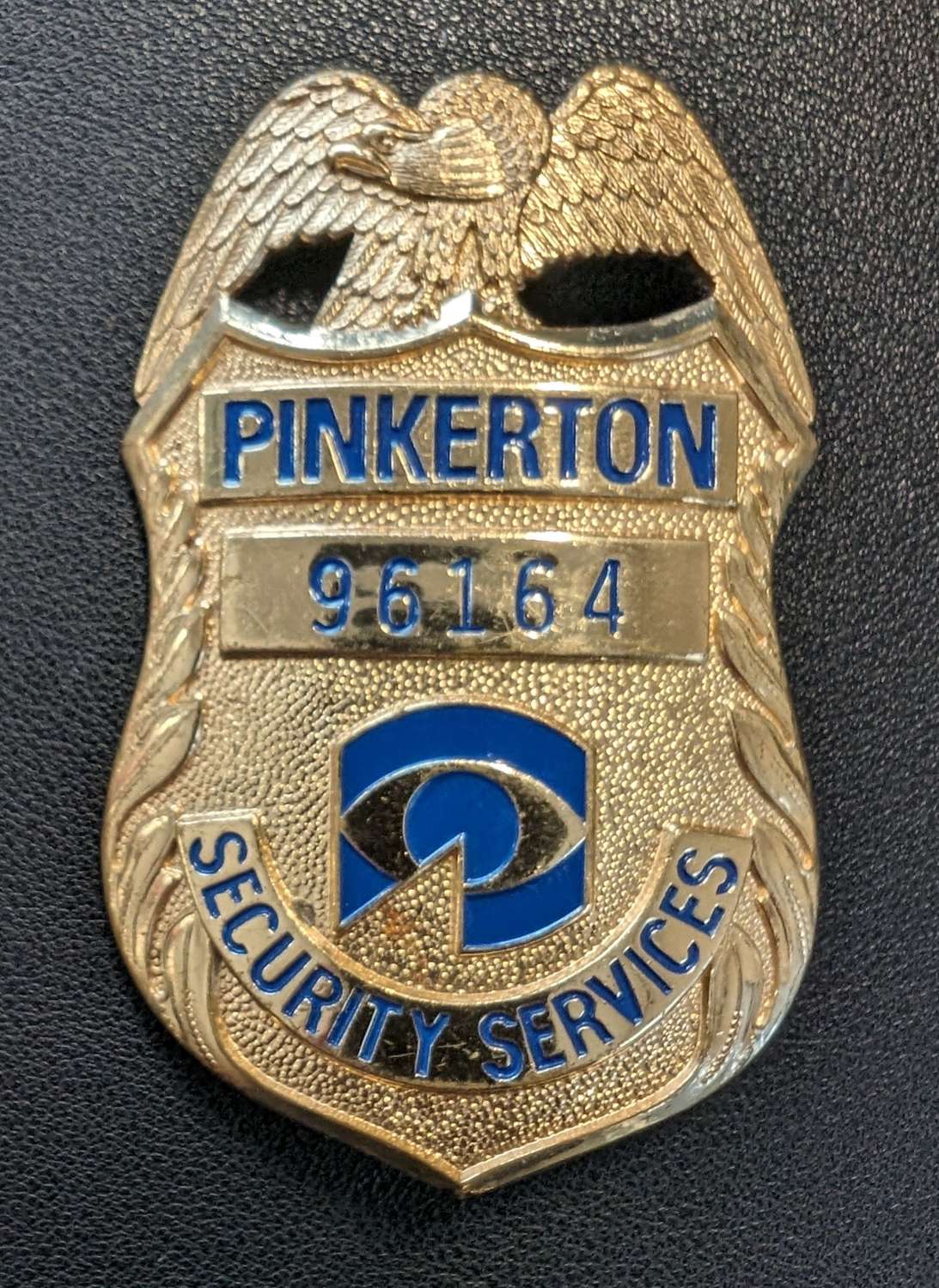 US Pinkerton Security Services Badge