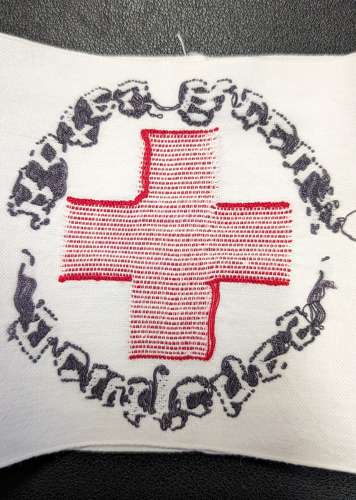 WWII German Red Cross Armband Mint Condition