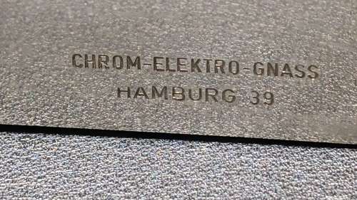 Allied Control Combined Commission for Germany Plated Cigarette Box