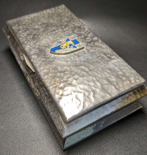Allied Control Combined Commission for Germany Plated Cigarette Box