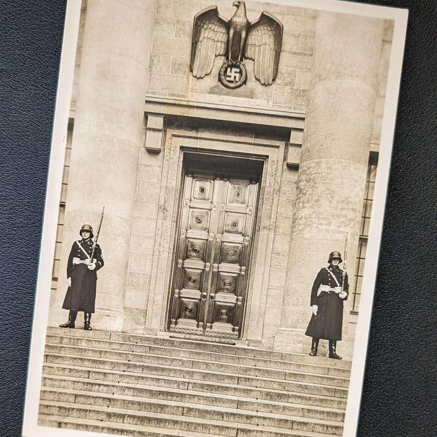 Reichskanzlei SS Guards Berlin Postcard