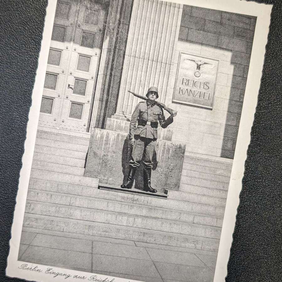 Reichskanzlei SS Guard Berlin Postcard
