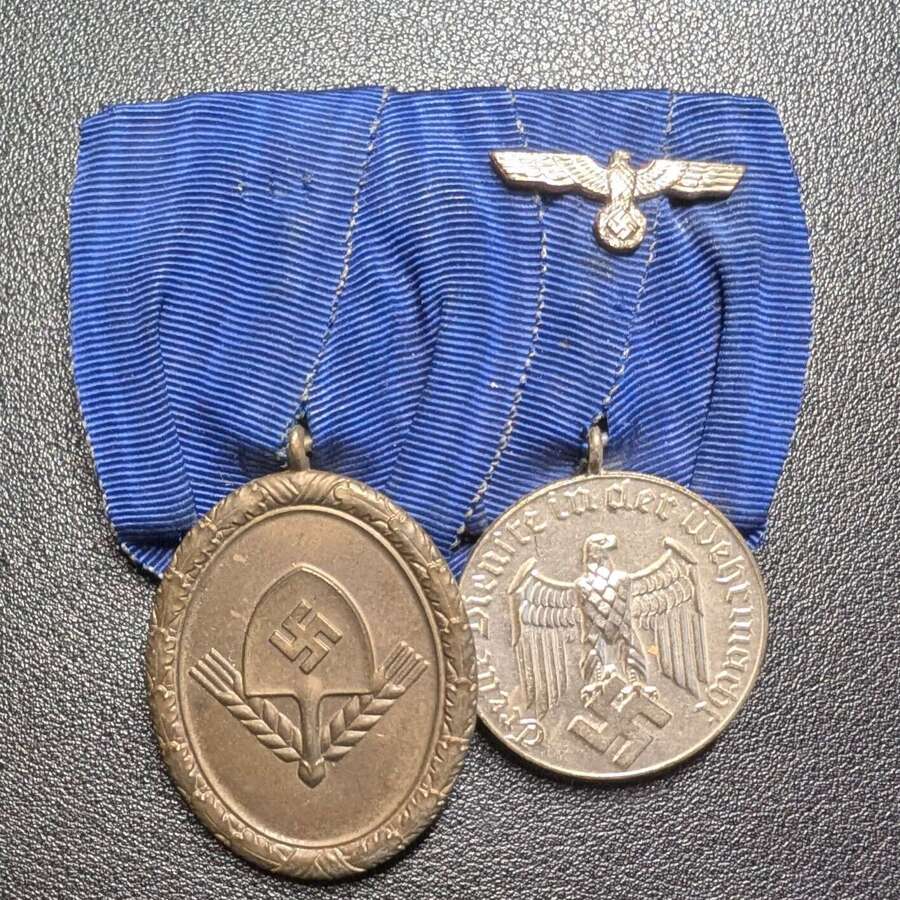 Parade Mounted WWII German Pair