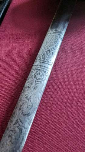 Victorian Irish Diplomatic Dress Sword