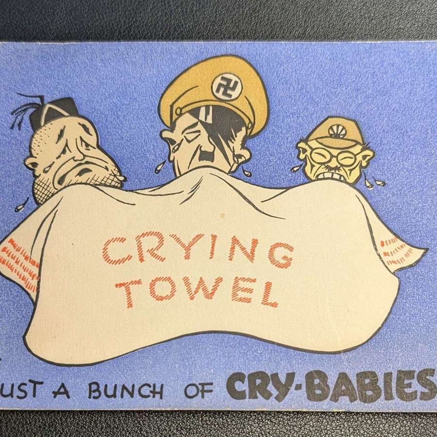 US Anti-Fascist Propaganda Double Sided Card