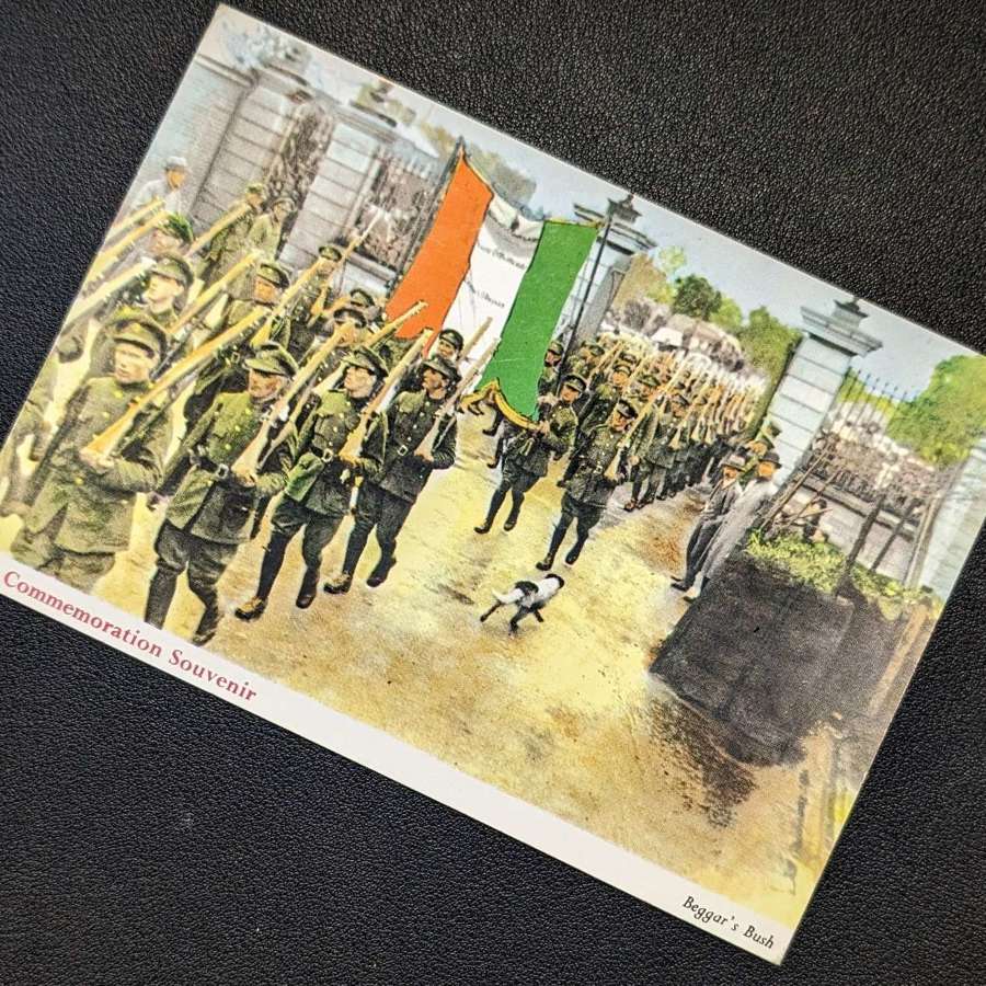1916-1966 Commemoration Souvenir Postcard "Beggars Bush"